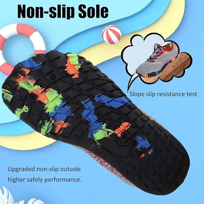 Kids Trail Running Water Shoes - Quick Dry, Non-Slip Outdoor Shoes for Boys and Girls