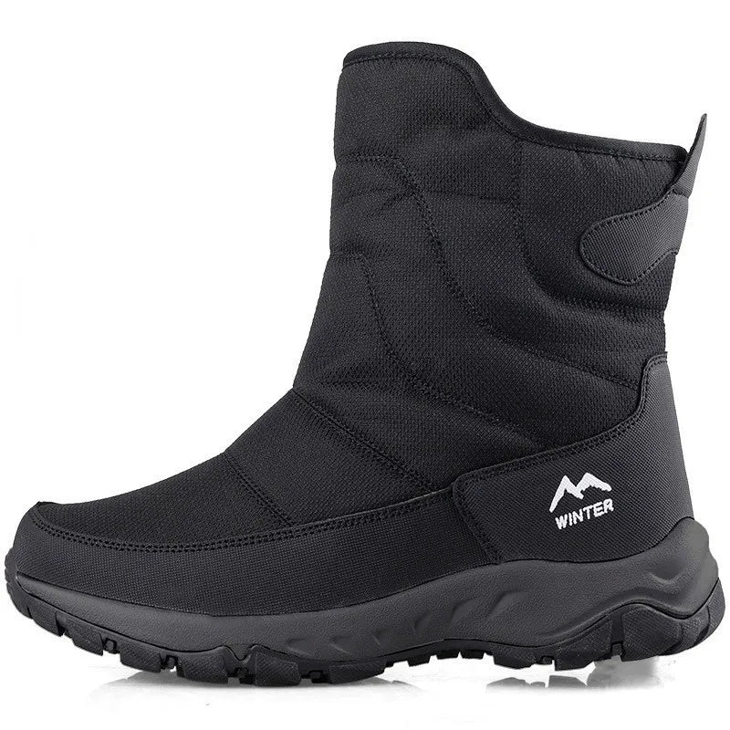 Unisex Winter Snow Boots – Warm Plush Lined Ankle Boots