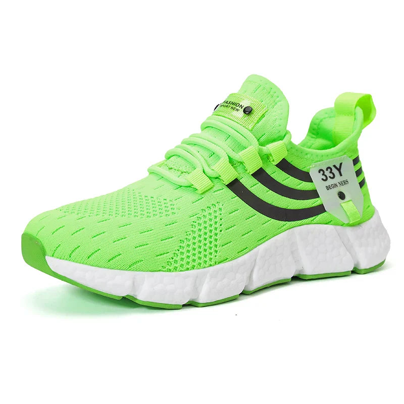Men's Breathable Mesh Sneakers – Lightweight Running, Walking & Sport Shoes