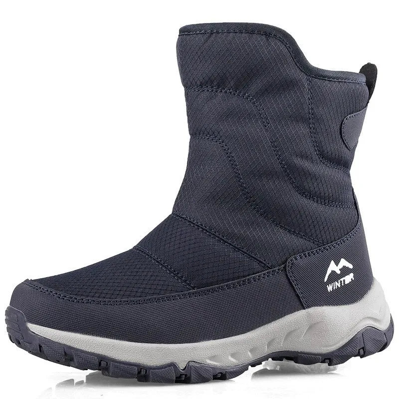 Unisex Winter Snow Boots – Warm Plush Lined Ankle Boots