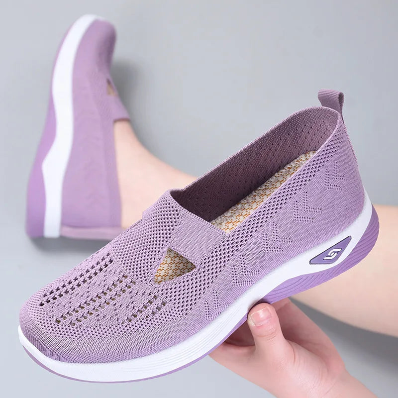 Women's Orthopedic Walking Shoes – Breathable Soft Sole Casual Sneakers