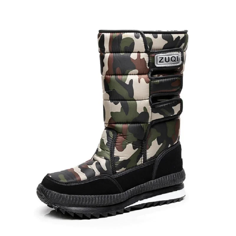 Women’s Winter Snow Boots – Thick Plush Warm Fur Mid-Calf Boots