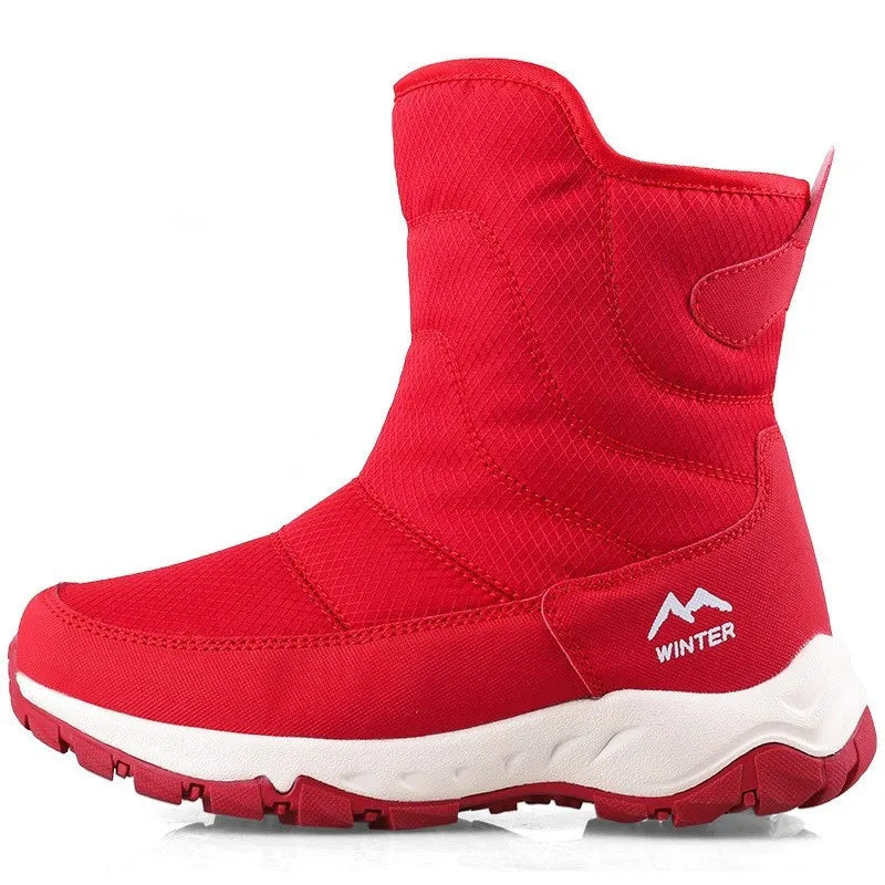 Unisex Winter Snow Boots – Warm Plush Lined Ankle Boots