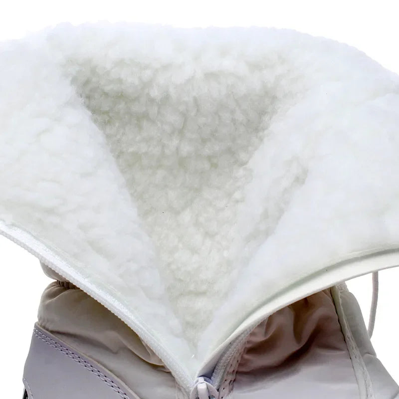 Women’s Winter Snow Boots – Thick Plush Warm Fur Mid-Calf Boots