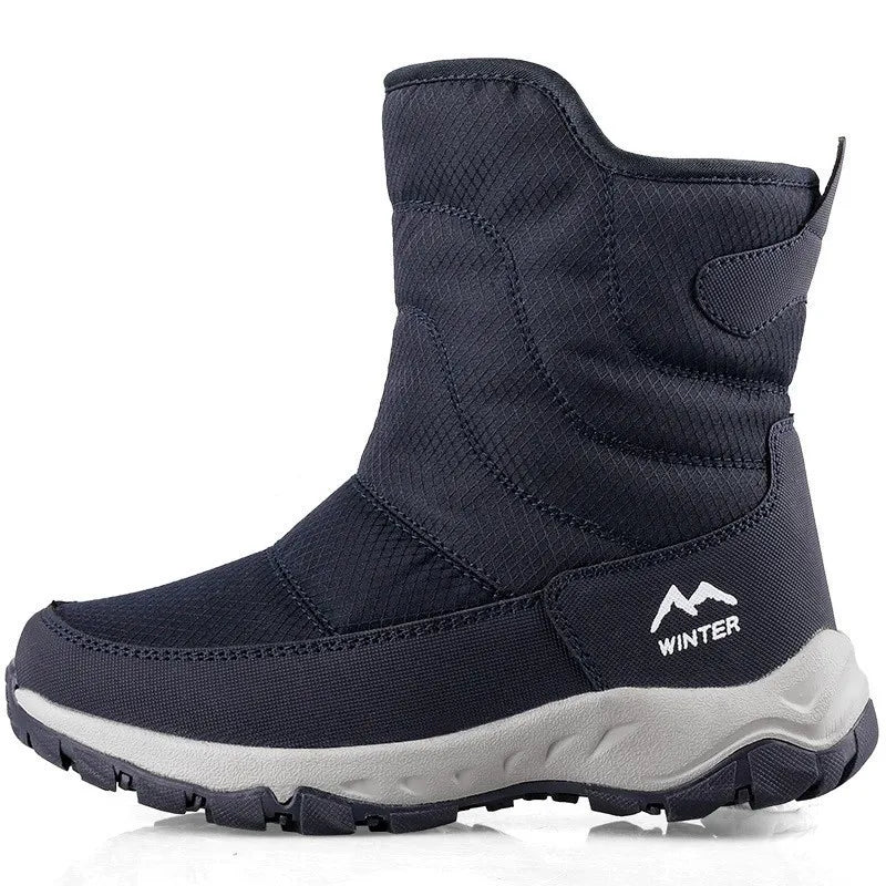 Unisex Winter Snow Boots – Warm Plush Lined Ankle Boots