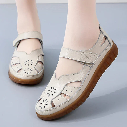 Women's Closed Toe Summer Sandals Adjustable Strap