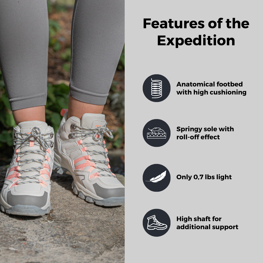 Hiking Boots Lightweight Orthopaedic Trail Support