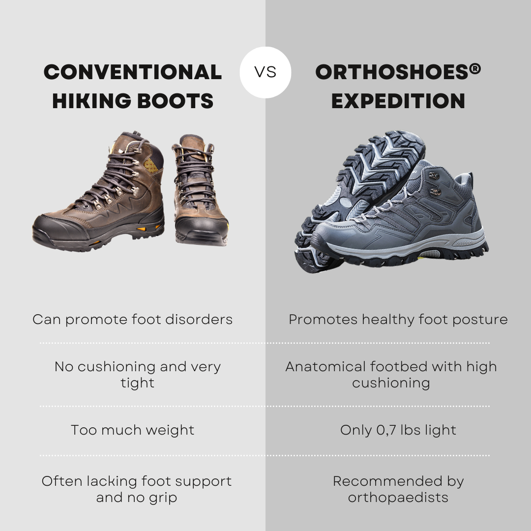 Hiking Boots Lightweight Orthopaedic Trail Support