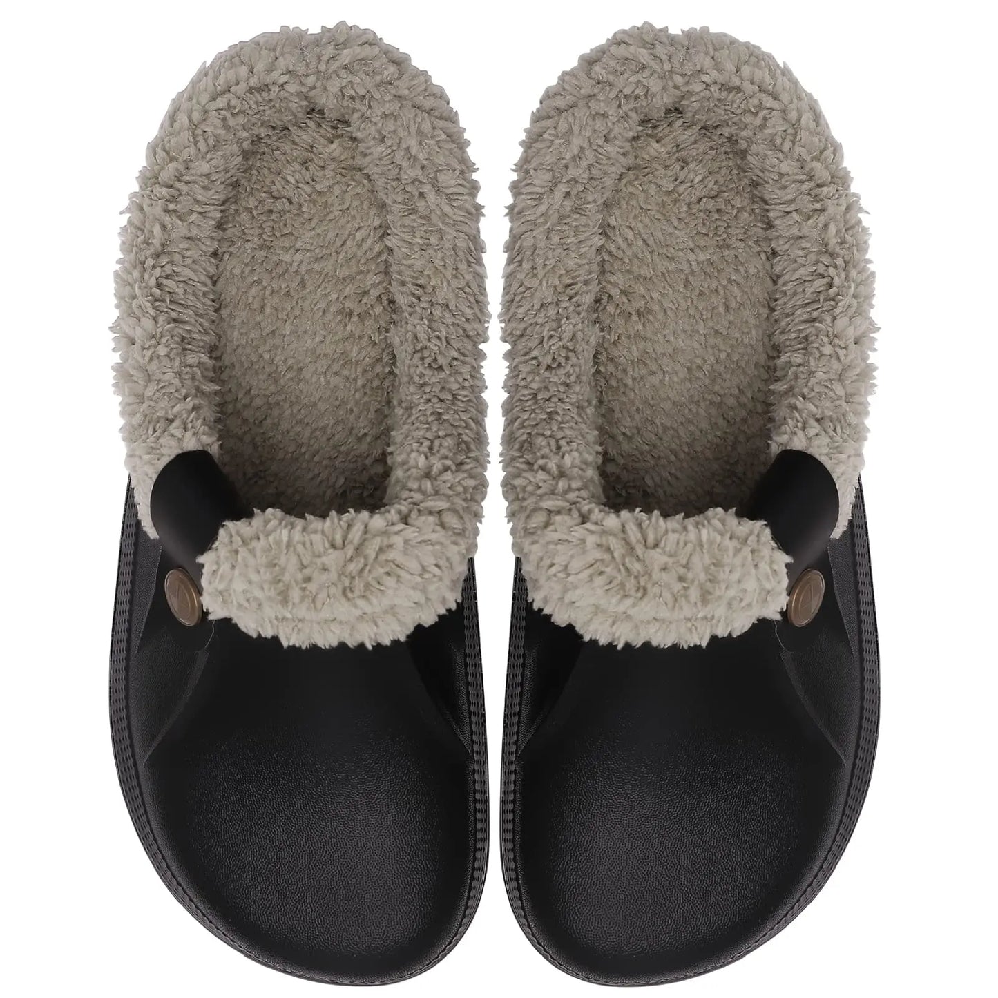 Faux Fur Non-Slip Clogs – Warm & Comfortable Indoor/Outdoor Footwear