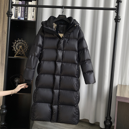 Relaxed Fit Winter Coat with Extended Length & Warm Insulation