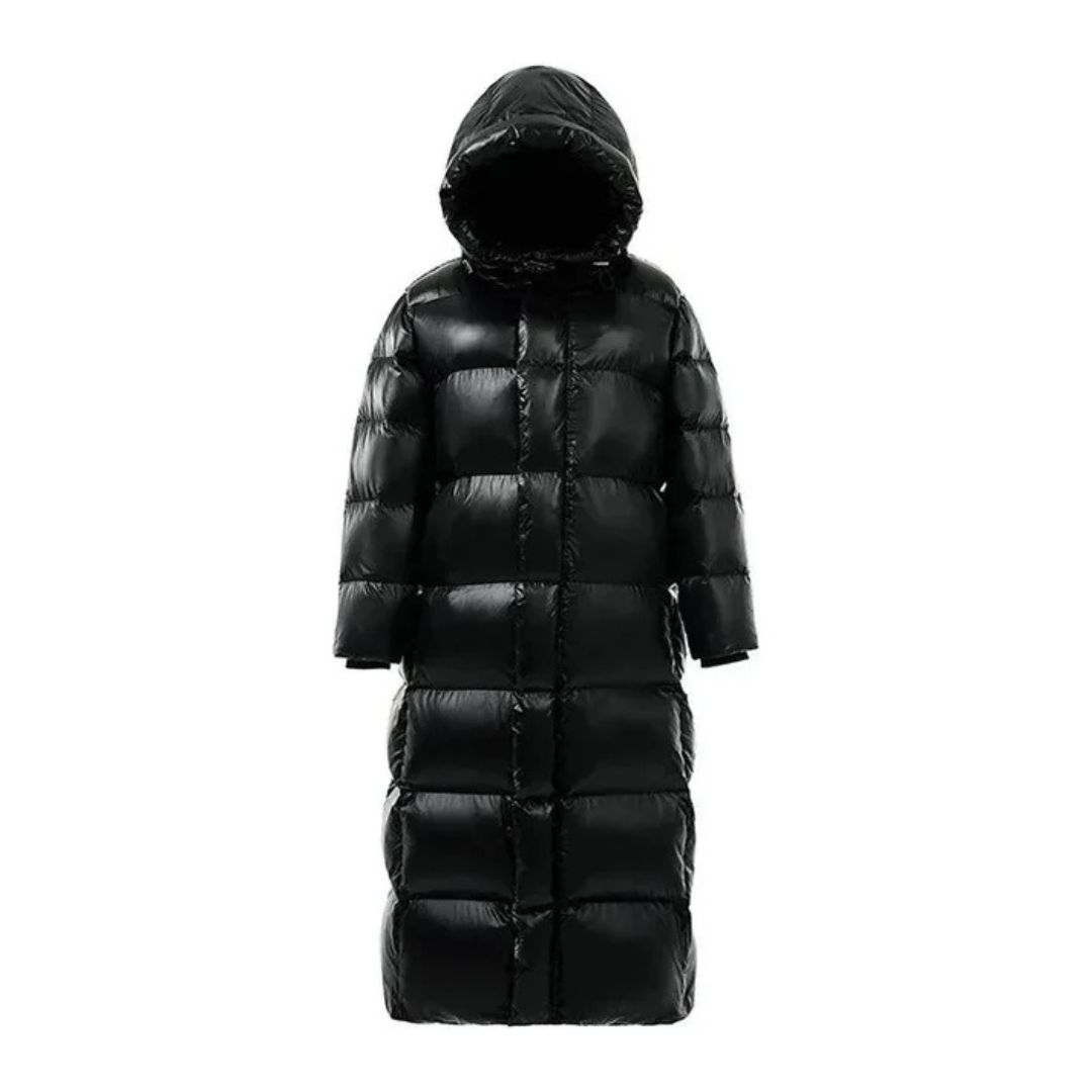Relaxed Fit Winter Coat with Extended Length & Warm Insulation