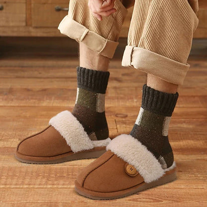 Soft & Warm Plush Winter Slippers – Cosy Indoor Footwear