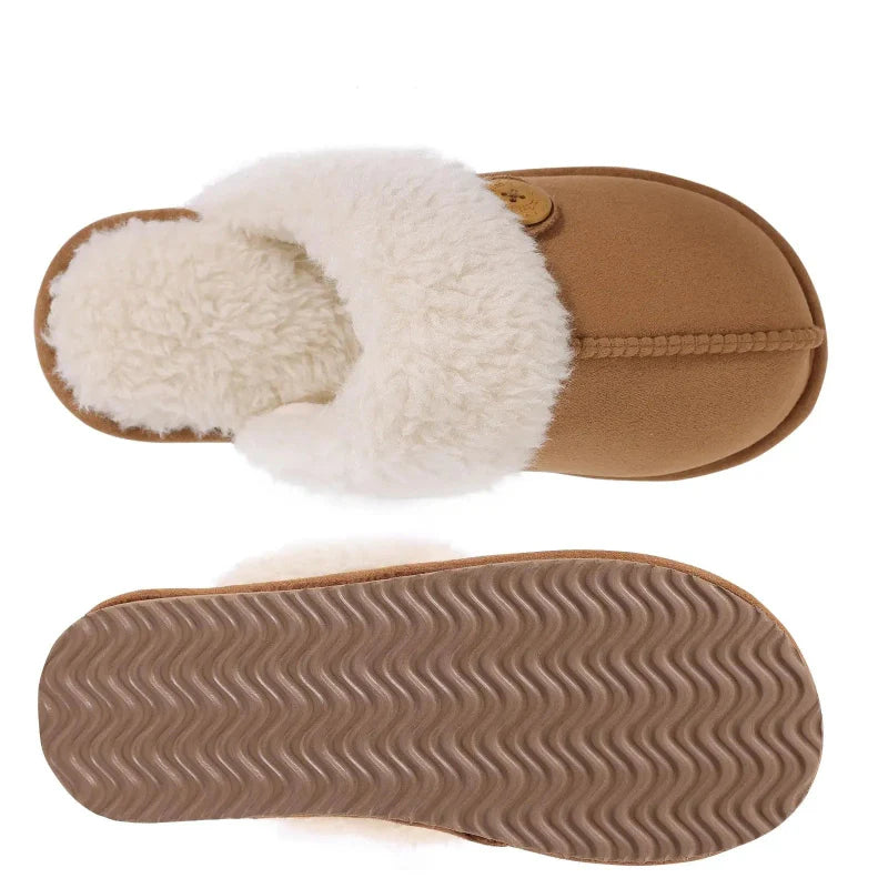 Soft & Warm Plush Winter Slippers – Cosy Indoor Footwear