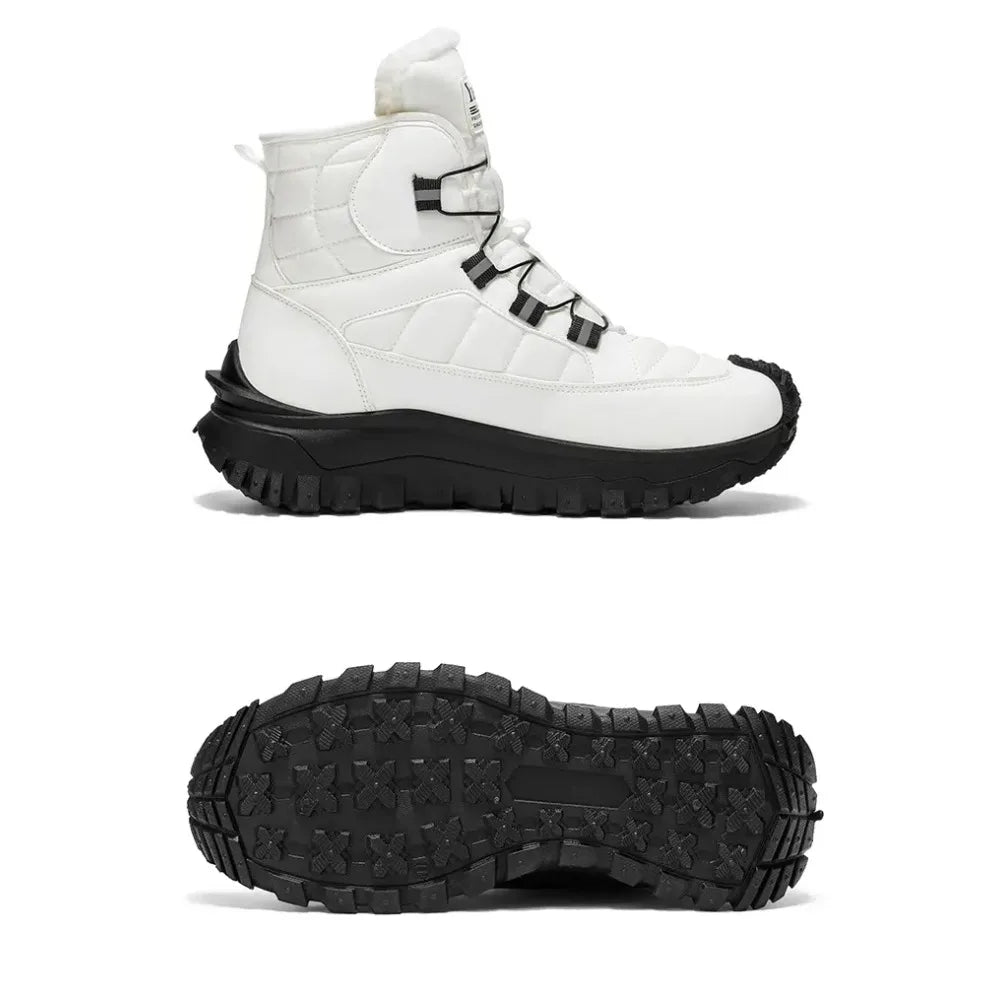 Men's Winter Swivel Buckle Waterproof Snow Boots