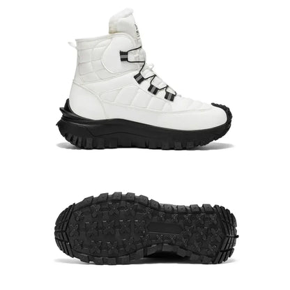 Men's Winter Swivel Buckle Waterproof Snow Boots