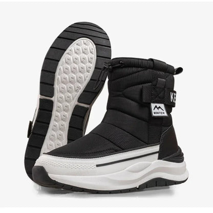 Unisex Snow Boots – Waterproof, Warm Plush-Lined Winter Walking Boots with Anti-Slip Thick Sole for Outdoor & Ski Use