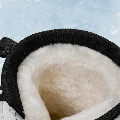 Men’s Waterproof Winter Snow Boots Warm Plush Anti-Slip Outdoor Boot