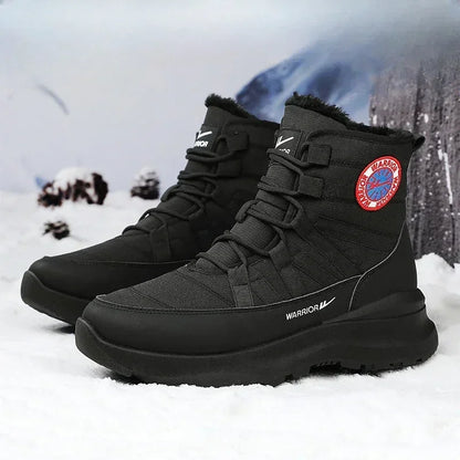 Men’s Winter Snow Boots – Warm Fleece Lined, Anti-Slip Outdoor Winter Shoes