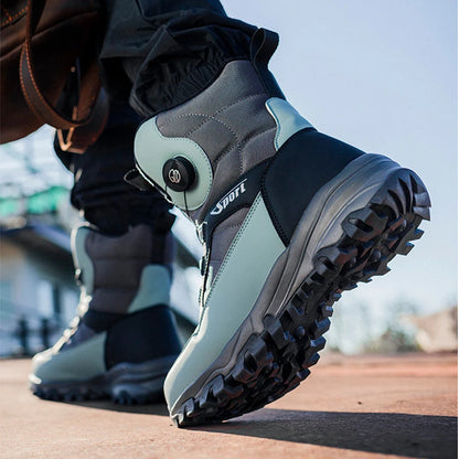 Men’s Winter Snow Boots – Warm Plush, Waterproof, Anti-Slip Outdoor Winter Shoes