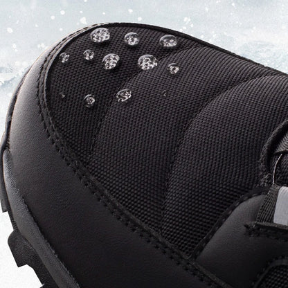 Men’s Winter Snow Boots – Warm Plush, Waterproof, Anti-Slip Outdoor Winter Shoes