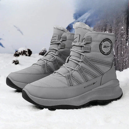 Men’s Winter Snow Boots – Warm Fleece Lined, Anti-Slip Outdoor Winter Shoes