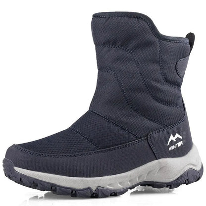 Unisex Winter Snow Boots – Warm Plush Lined Ankle Boots