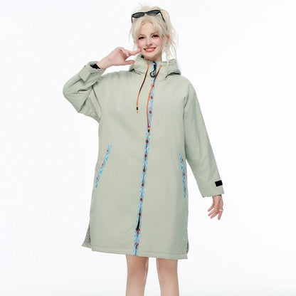 Waterproof Surf Changing Robe Oversized Outdoor Poncho for Swimming