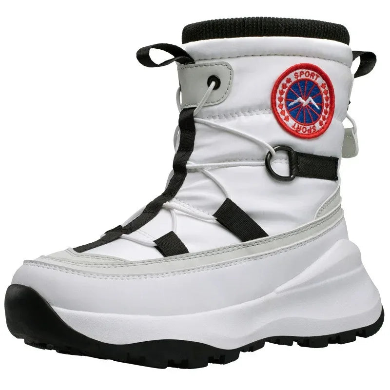 Men’s Waterproof Winter Snow Boots Warm Plush Anti-Slip Outdoor Boot