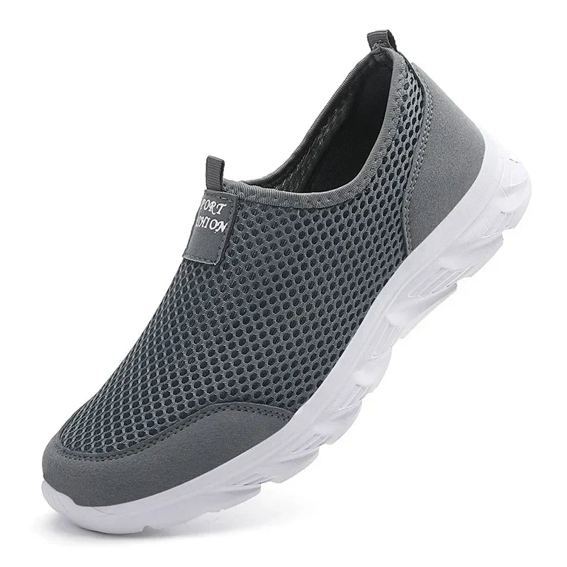Men’s Breathable Mesh Slip-On Running Shoes