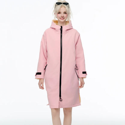 Waterproof Surf Changing Robe Oversized Outdoor Poncho for Swimming