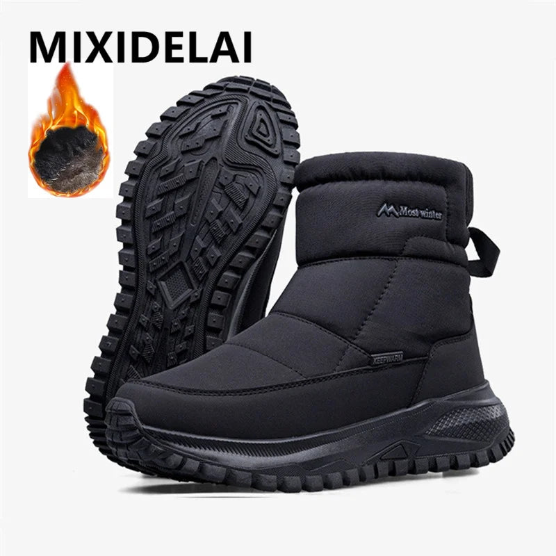 Men’s Winter Waterproof Snow Boots