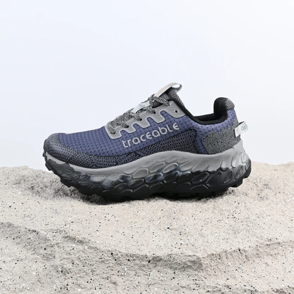 Shock-Absorbing Breathable Carbon Plate Trainers