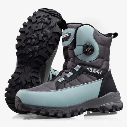 Men’s Winter Snow Boots – Warm Plush, Waterproof, Anti-Slip Outdoor Winter Shoes