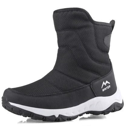 Unisex Winter Snow Boots – Warm Plush Lined Ankle Boots