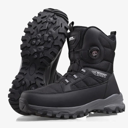 Men’s Winter Snow Boots – Warm Plush, Waterproof, Anti-Slip Outdoor Winter Shoes