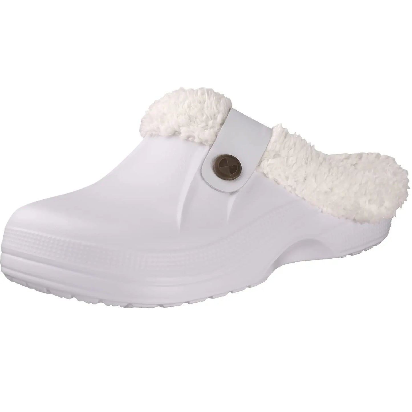Faux Fur Non-Slip Clogs – Warm & Comfortable Indoor/Outdoor Footwear