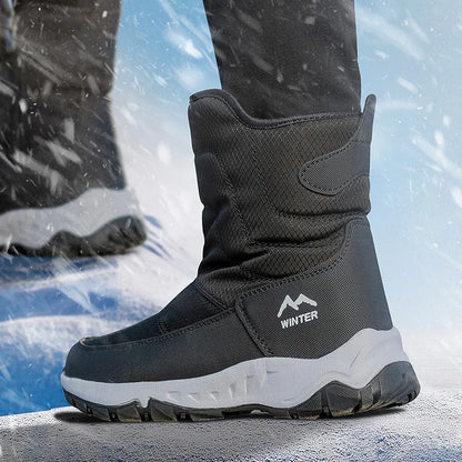Unisex Winter Snow Boots – Warm Plush Lined Ankle Boots