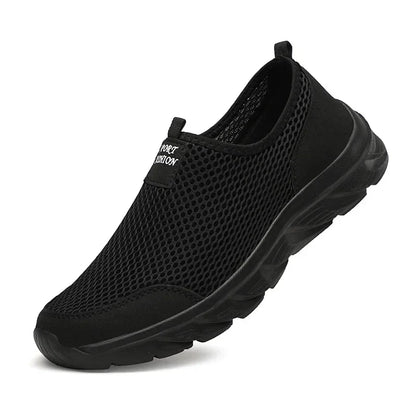 Men’s Breathable Mesh Slip-On Running Shoes