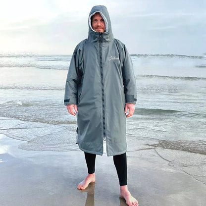 Waterproof Surf Changing Robe Oversized Outdoor Poncho for Swimming